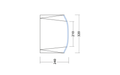 Outwell Tenda Touring Shelter Air 15 Outwell Tenda Touring Shelter Air -Vendite Tende da campeggio 823685 5319695